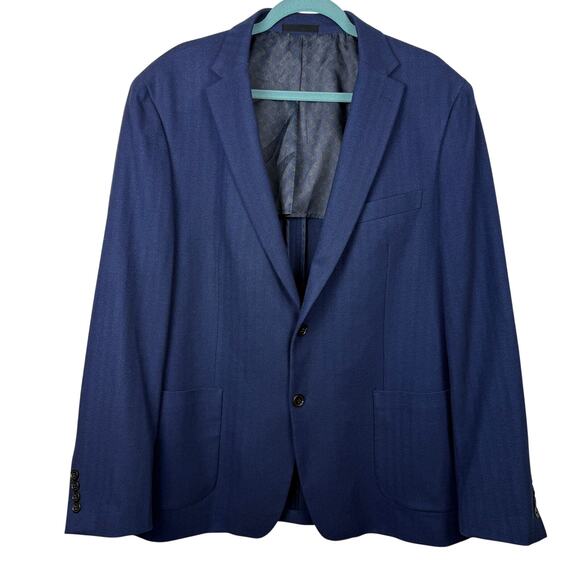 Lauren Ralph Lauren Men's blueBlazer 46R Sport coat Two Button